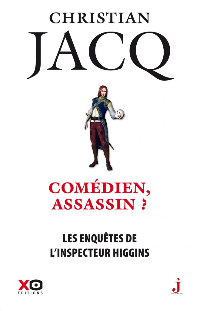 Couverture du tome 28 des enquêtes de l'inspecteur Higgins, Comédien, assassin ? de Christian Jacq